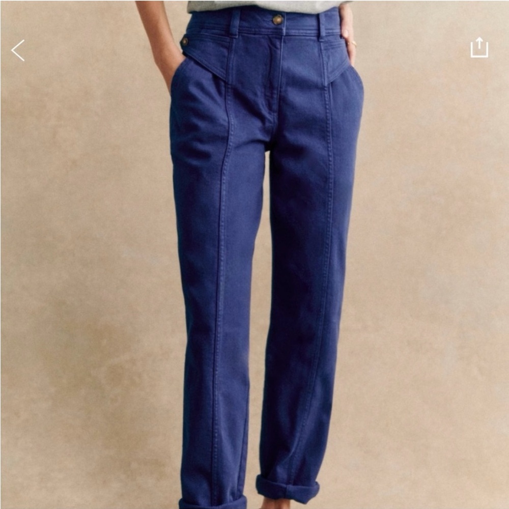 Sézane blue pants size 34 size US 2